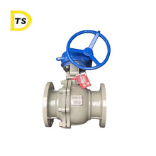 Reliable Quality flanged Casting Steel Gas Ball Valve Turbine ball Valve